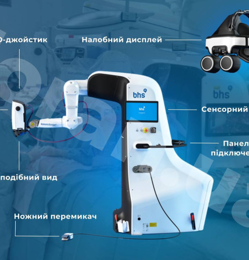 Операційний мікроскоп RoboticScope з роботизованою системою
